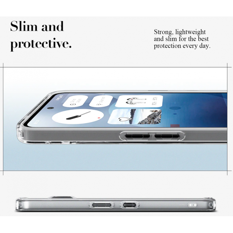 Θήκη Spigen SGP Ultra Hybrid για NOTHING PHONE 3A - ΔΙΑΦΑΝΟ ΓΚΡΙ - ACS09373